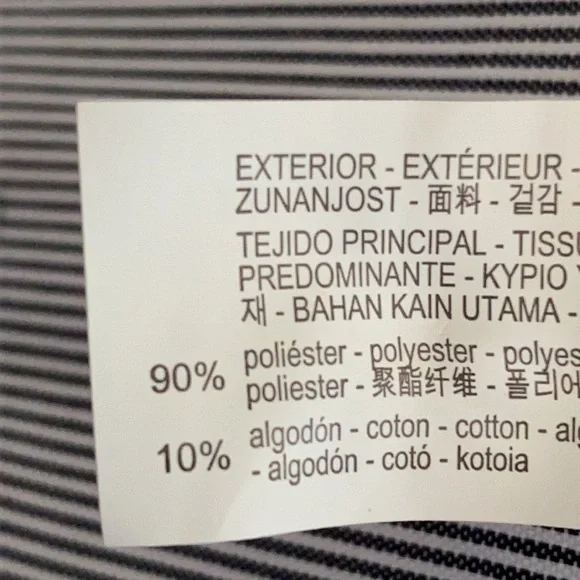 NWT. Zara Blue Pinstripe Quilted Shoulder Bag. - Picture 10 of 11